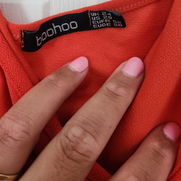 Boohoo plus wrap front romper - Picture 3 of 3